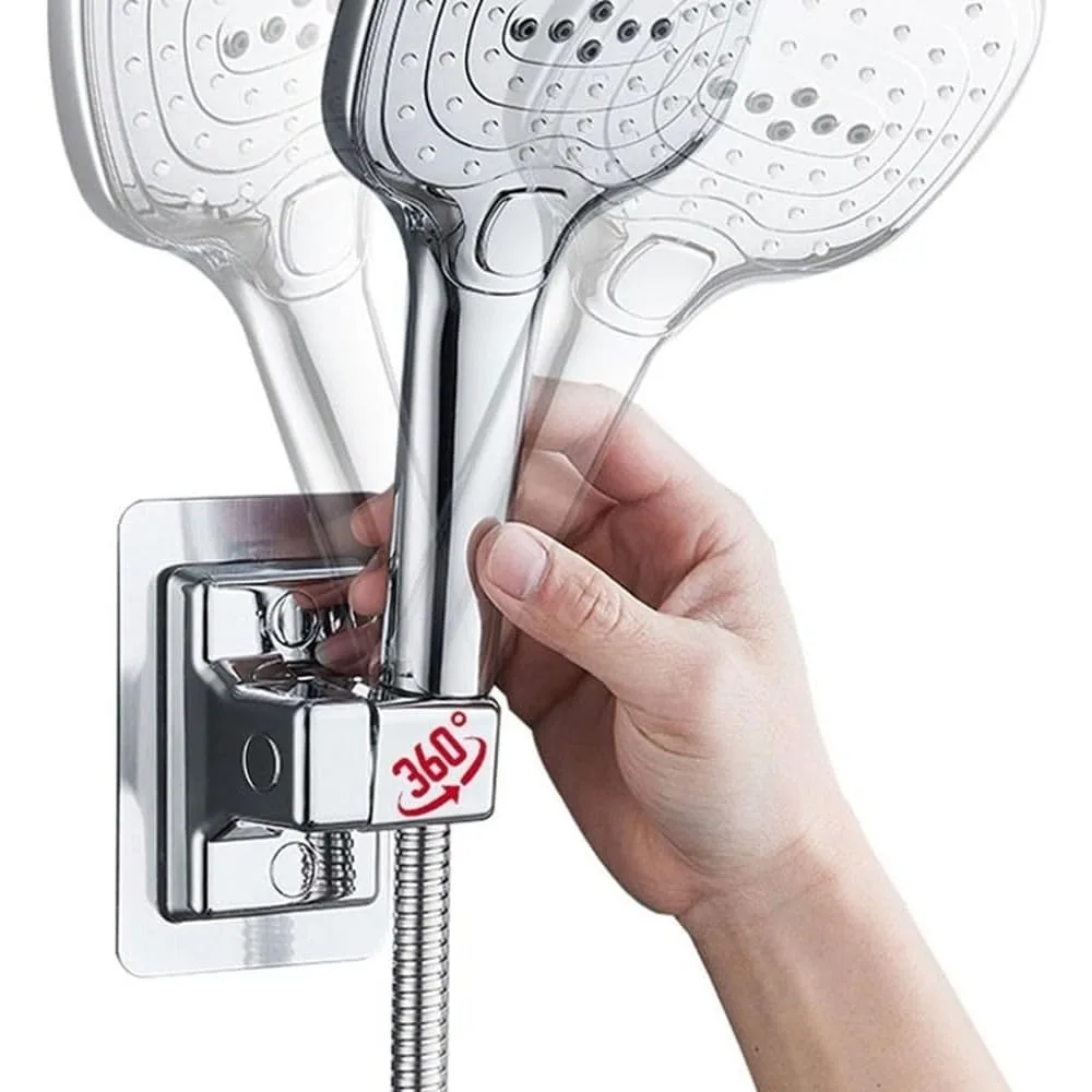 Quality Shower Head Holder Wall Mounted Shower Rack Strong Adhesive Adjustable Rotatable Handheld Bracket Bathroom Accessories