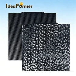 Creality CR-10 S4 Build Plate PEO PET Smooth Sheet Double Sided PEI Textured 410x410mm Spring Steel Sheet for Anycubic Chiron