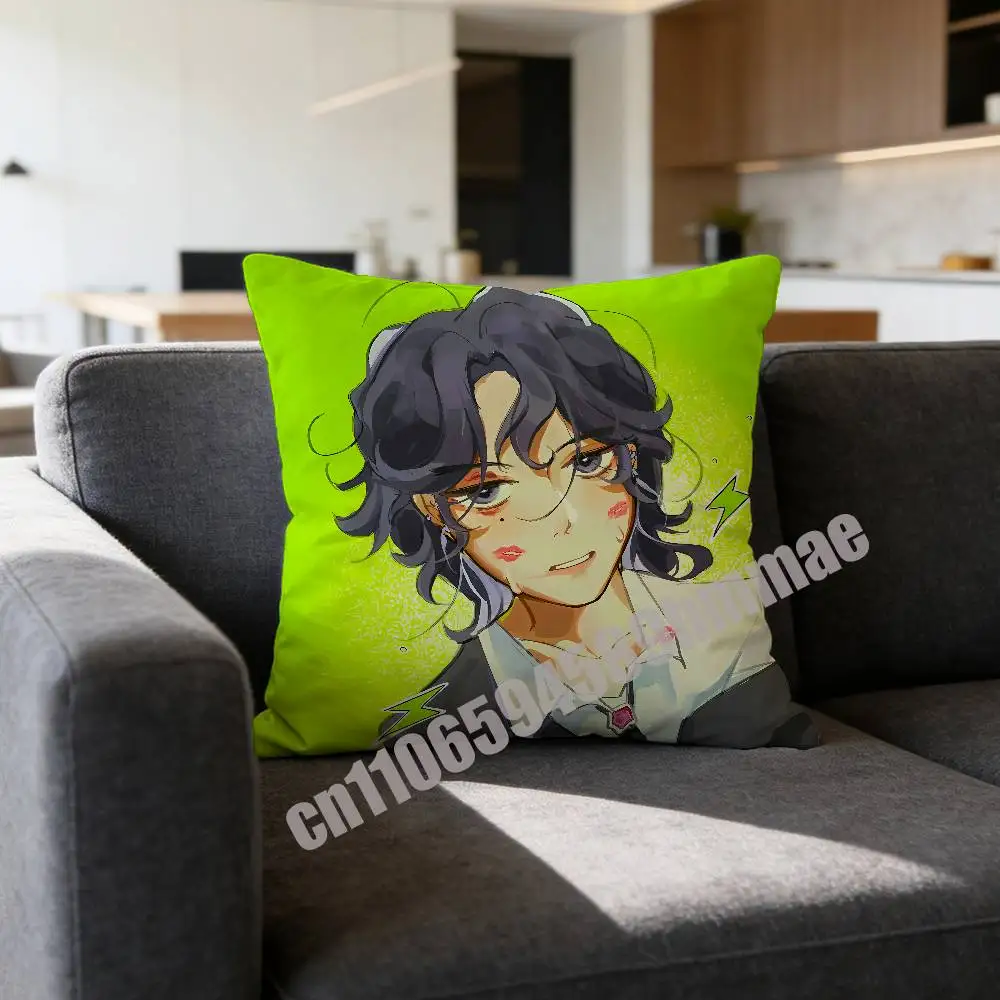 

For The Guy She Was Interested in Wasn't A Guy At All Mitsuki Koga Aya tgswiiwagaa Throw Pillow Case Sham Square Cushion Cover