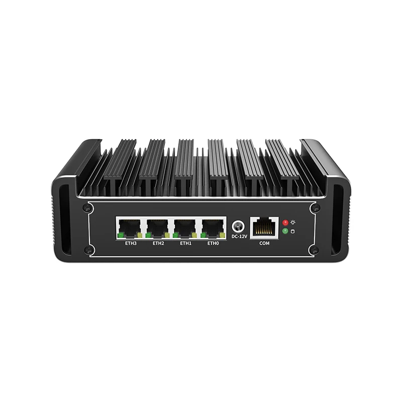 BKHD G31S N100 Fanless Soft Router Firewall Mini Host 4x2.5GbE Pfsense MikROS OPNsense VLAN VPN Expandable WiFi 4G Module