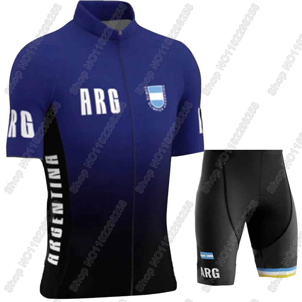 الأرجنتين الدراجات جيرسي 2025 مجموعة الصيف الرجال دراجة الملابس الطريق دراجة قمصان دعوى دراجة مريلة السراويل الجبلية Ropa مايوه #5