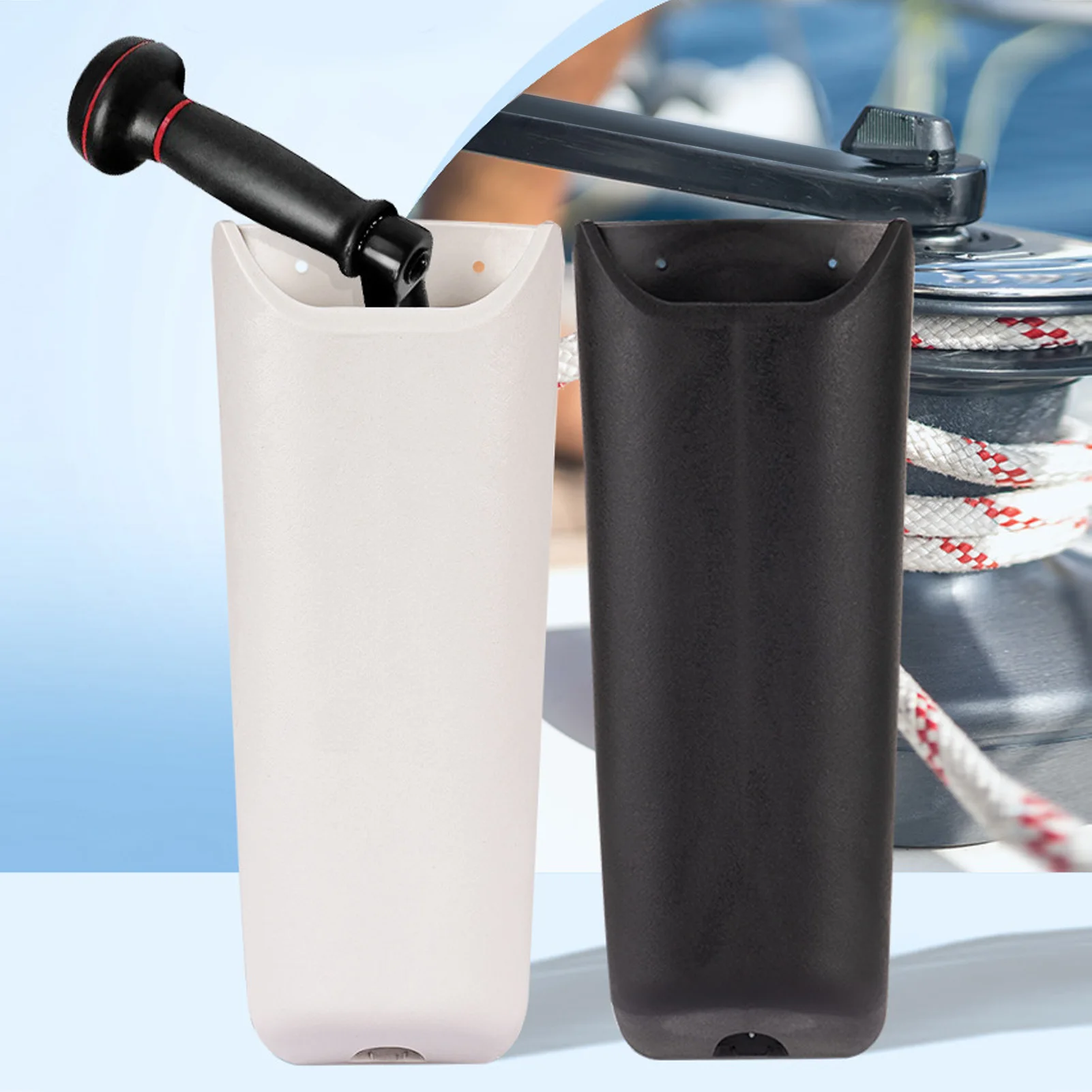 

Boats Winch Handle Holder Universal Boat Yachts Winch Handle Pocket Flexible Storage Holder Marine Accessories