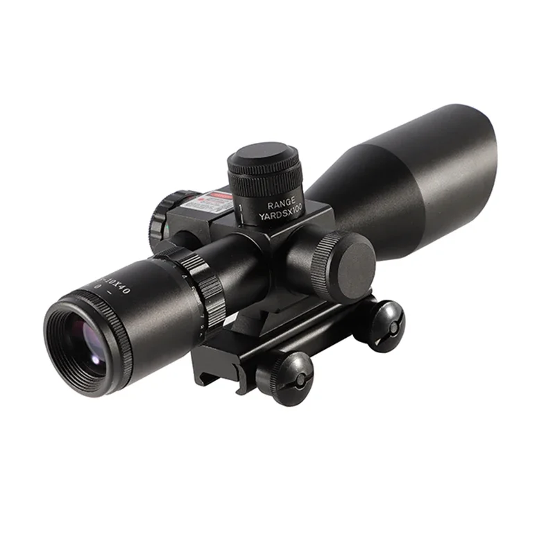 2.5-10X40 Rifle Scope red green Illuminated Sight Scope Hunting Optics Air Gun Scope