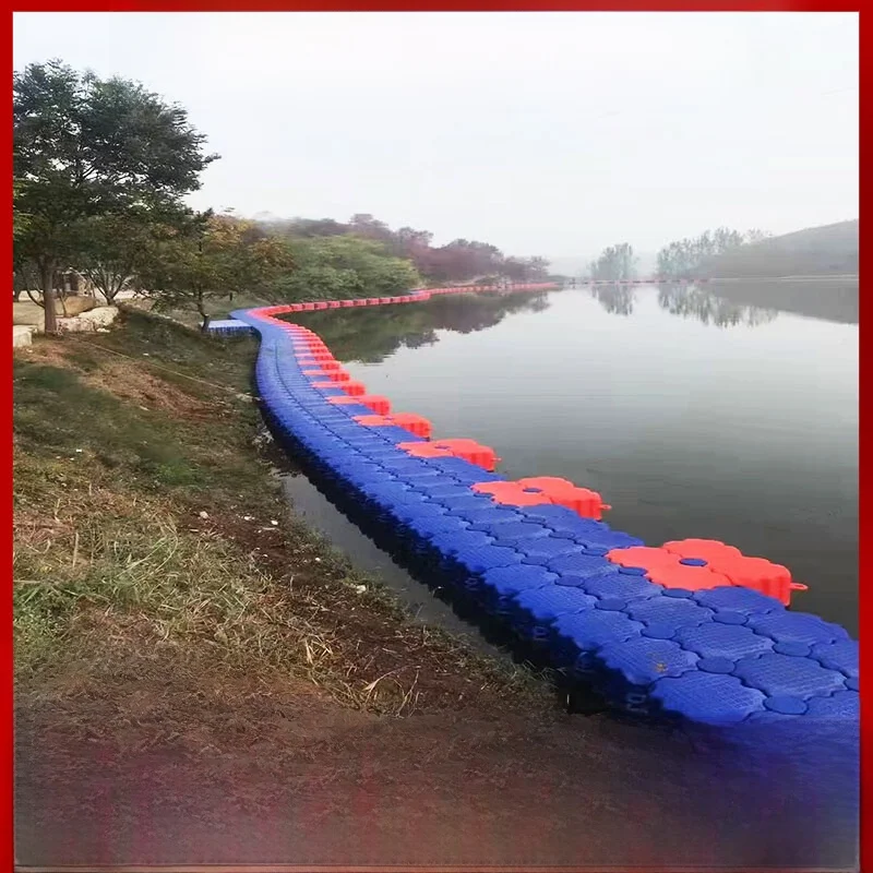 جسر عائم، رصيف عائم، منصة عائمة لمنتزه مائي، ممشى للمشاة، منصة صيد بحري، برميل عائم لتربية الأحياء المائية #1