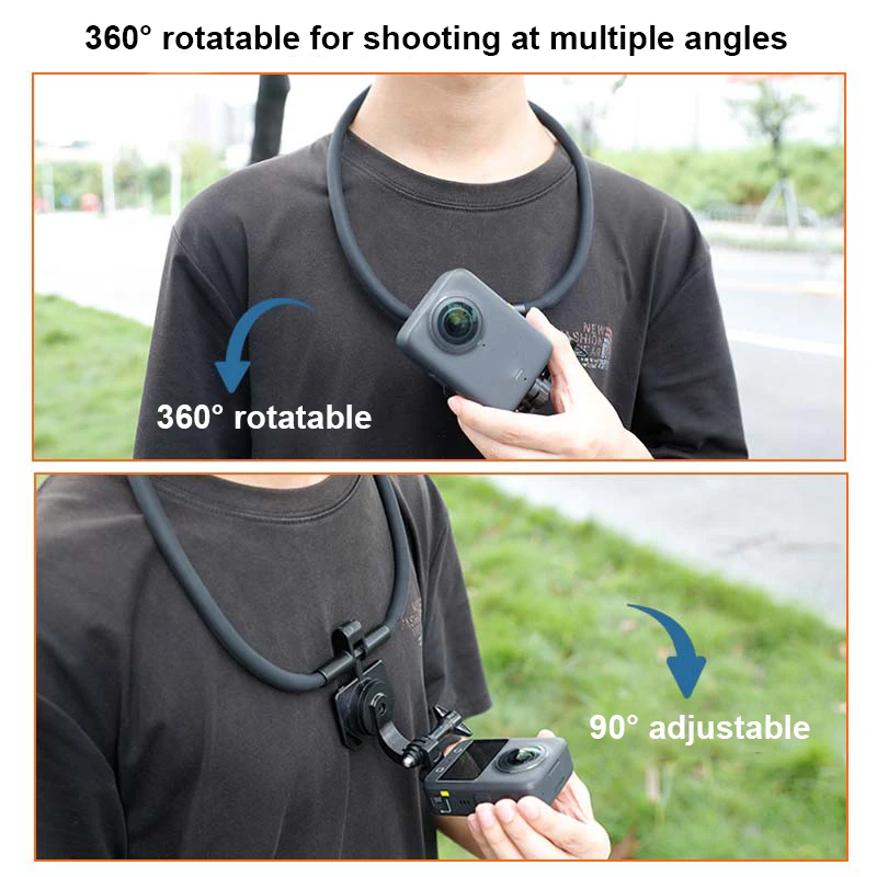 

Neck Hold Mount for DJI Osmo 360 1/4" Screw Thread Hanging Bracket Neck Strap Mount Set Camera Accessories