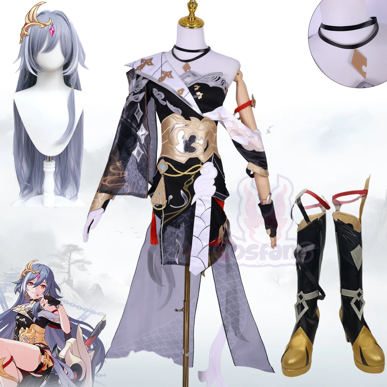 

Fu Hua Cosplay Game Honkai Impact 3rd Fu Hua Herrscher of Sentience Cosplay Costume Dress Anime Role Play Party Clothes