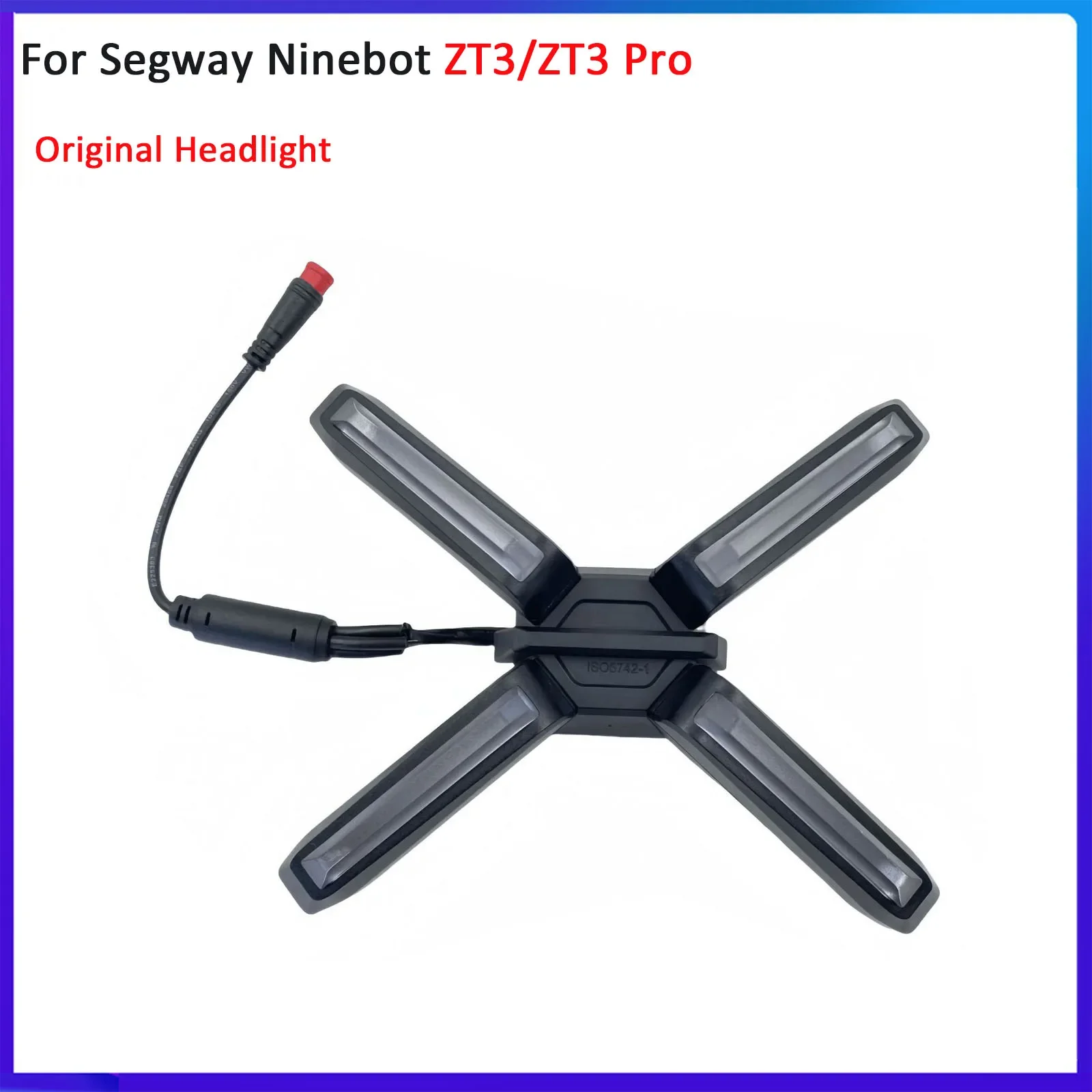

Original Headlight For Segway Ninebot ZT3 Pro Electric Scooter Front Lamp LED Night Safety Warn Lamp Replacement Parts