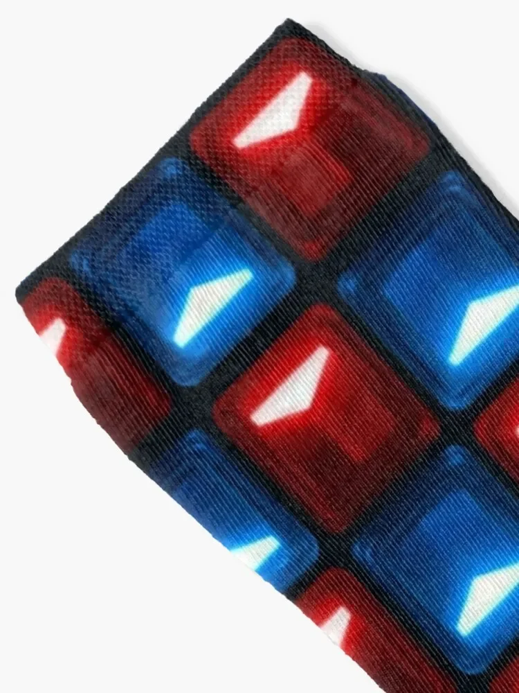 Beat Saber - V2 Block Pattern Socks Run Thermal man winter Men's Socks Women's