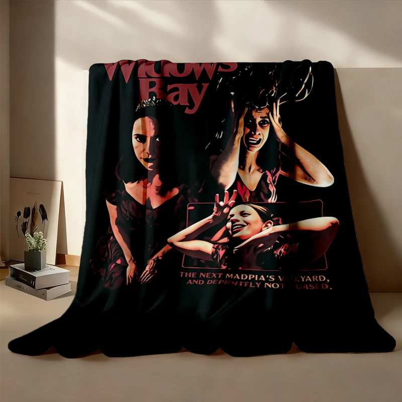 Patricia Widow's Bay 2026 Horror Movie Bootleg Flannel Blanket