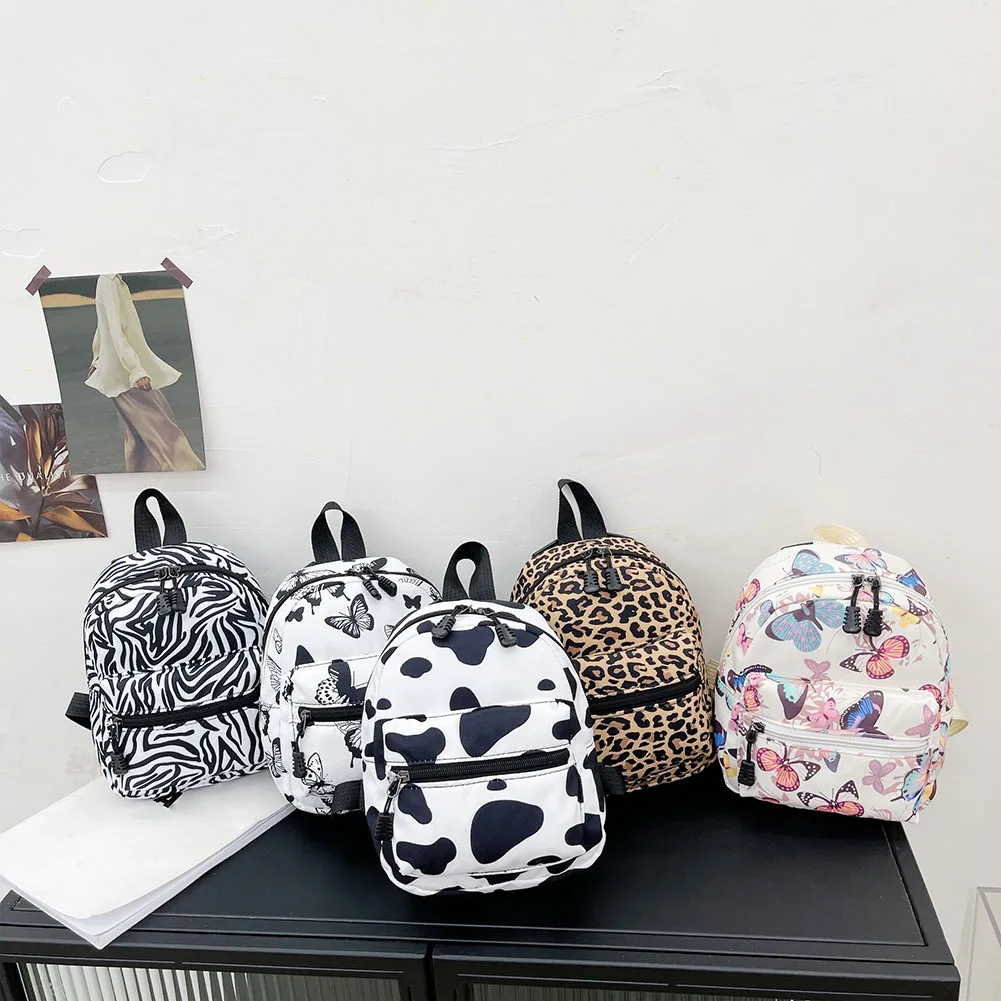 Fashion Women Rucksack Mini Backpack Animal Pattern Printing Handbags High Capacity Travel Bags Casual Bag Cosmetic Bag Rucksack