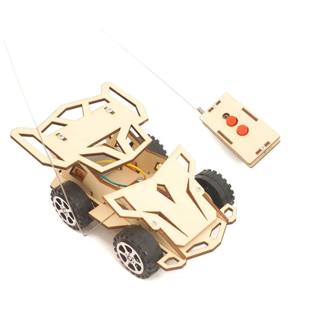 Hot sale STEM Toys Science Project Education Diy Kit Wireless 4WD Remote Control Car Model Scientific Experiment Toys Kits