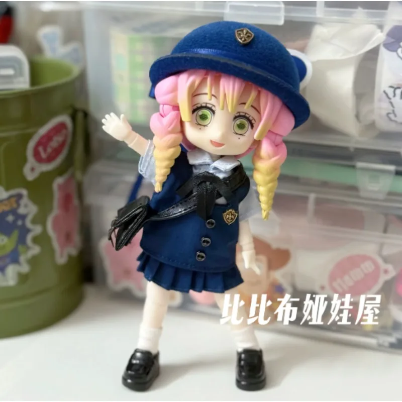 

かんろじ みつり Kanroji MitsuriCosplay Doll 1/12 Bjd Handmade Clothes Water Sticker Faceplates Anime Game Cosplay Toy