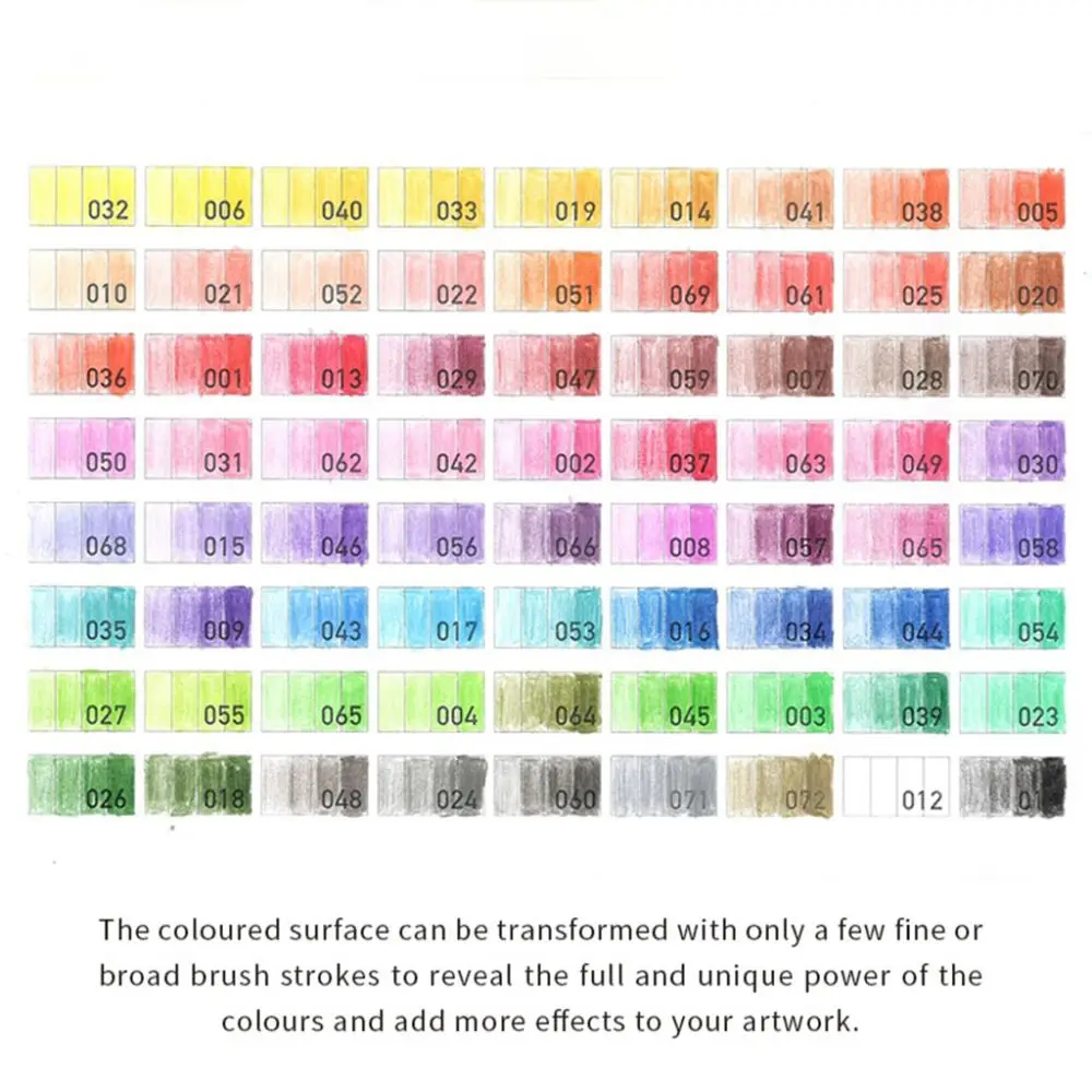 

Student Gifts Wooden 48/72 Colors Pencil Set Professional DIY Oily Colored Pencil Creative Kawaii Student Pencil Child