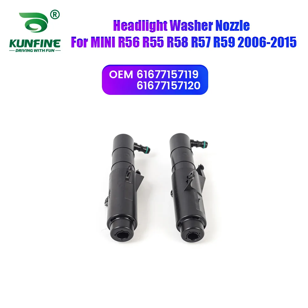 

Автомобильная фара, передний бампер, омыватель, распылительная форсунка, крышка насоса для фар для MINI R56 2006-2015 61677157119 61677157120