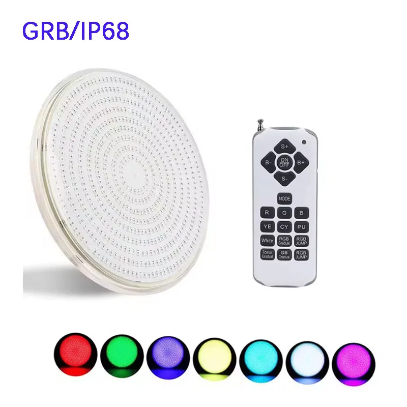 

Подводный светодиодный светильник IP68 RGB 12В для бассейнов и спа, 18Вт, 25Вт, 35Вт, PAR 56, точечный, для прудов, теплый и холодный белый свет