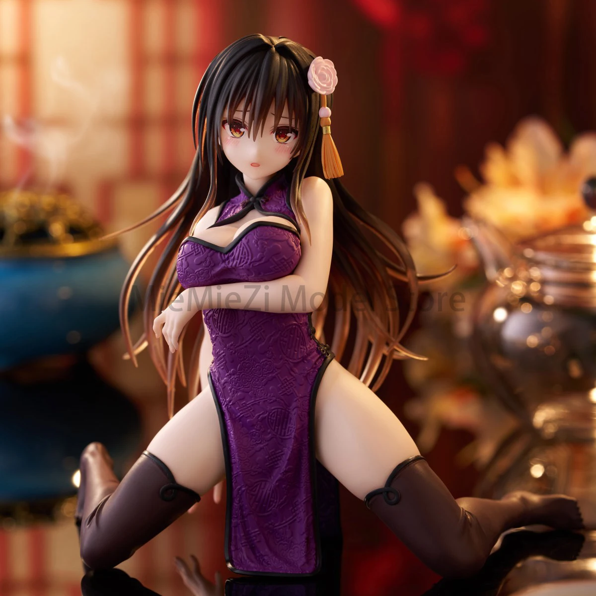 En Stock Original TAiTO pré-peint bureau mignon pour LOVEru ténèbres Kotegawa Yui robe chinoise Ver. Décoration de modèle de kit de garage
