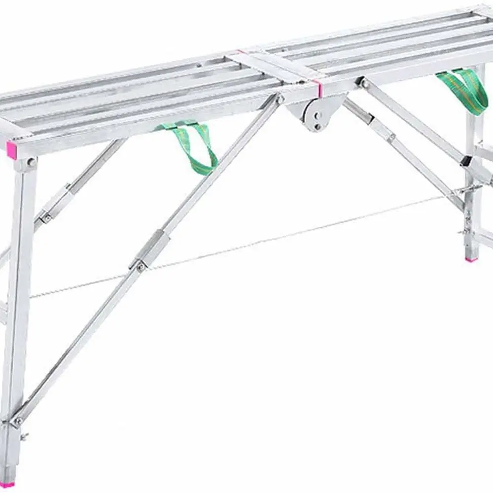 Portable Steel Scaffolding Platform for RV Maintenance, Painting, and Decorating (Size: 160x30)