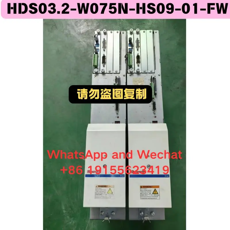 Used HDS03.2-W075N-HS09-01-FW Driver Functional test OK Fast delivery