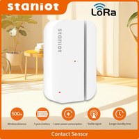 Staniot LoRa Version 5-Years Battery Life Entry Sensor 500m Transmission Distance Wireless Contact Sensor Door Window Detector