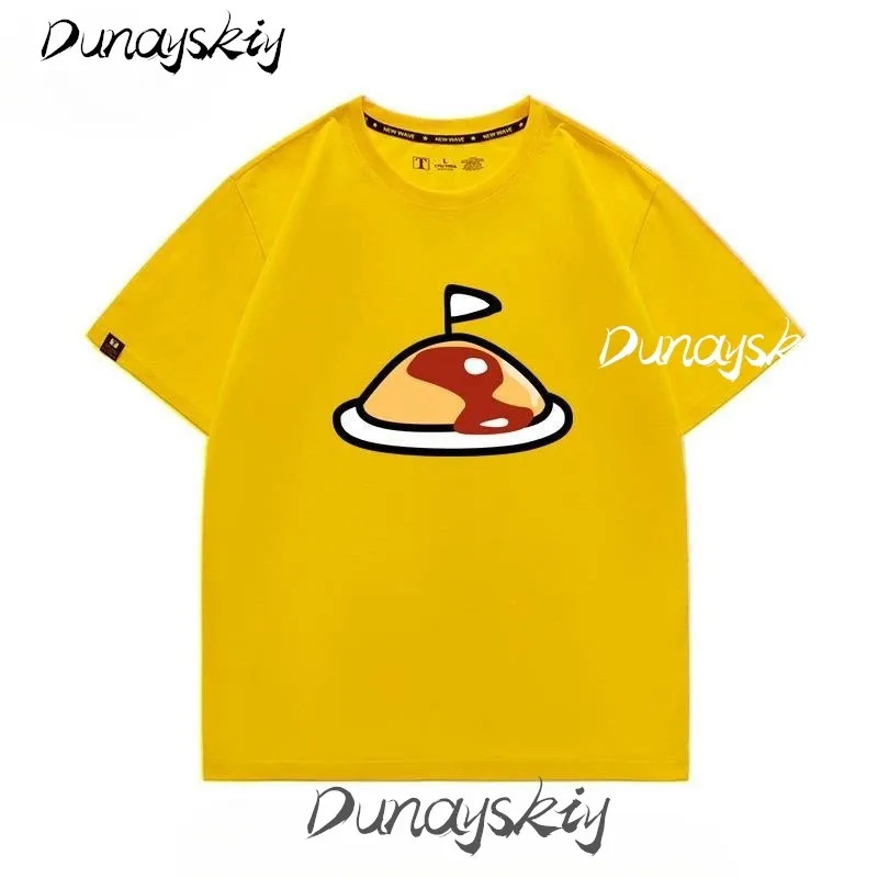 DY20 لذيذ في الزنزانة ميشي Izutsumi تأثيري اليومية تي شيرت عادية أنيمي مانغا البيض الأرز المقلي هالوين زي Customized25