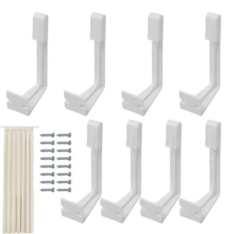 Clips para cortinas RV, Clip de sujeción interior para ventana, soporte lateral seguro