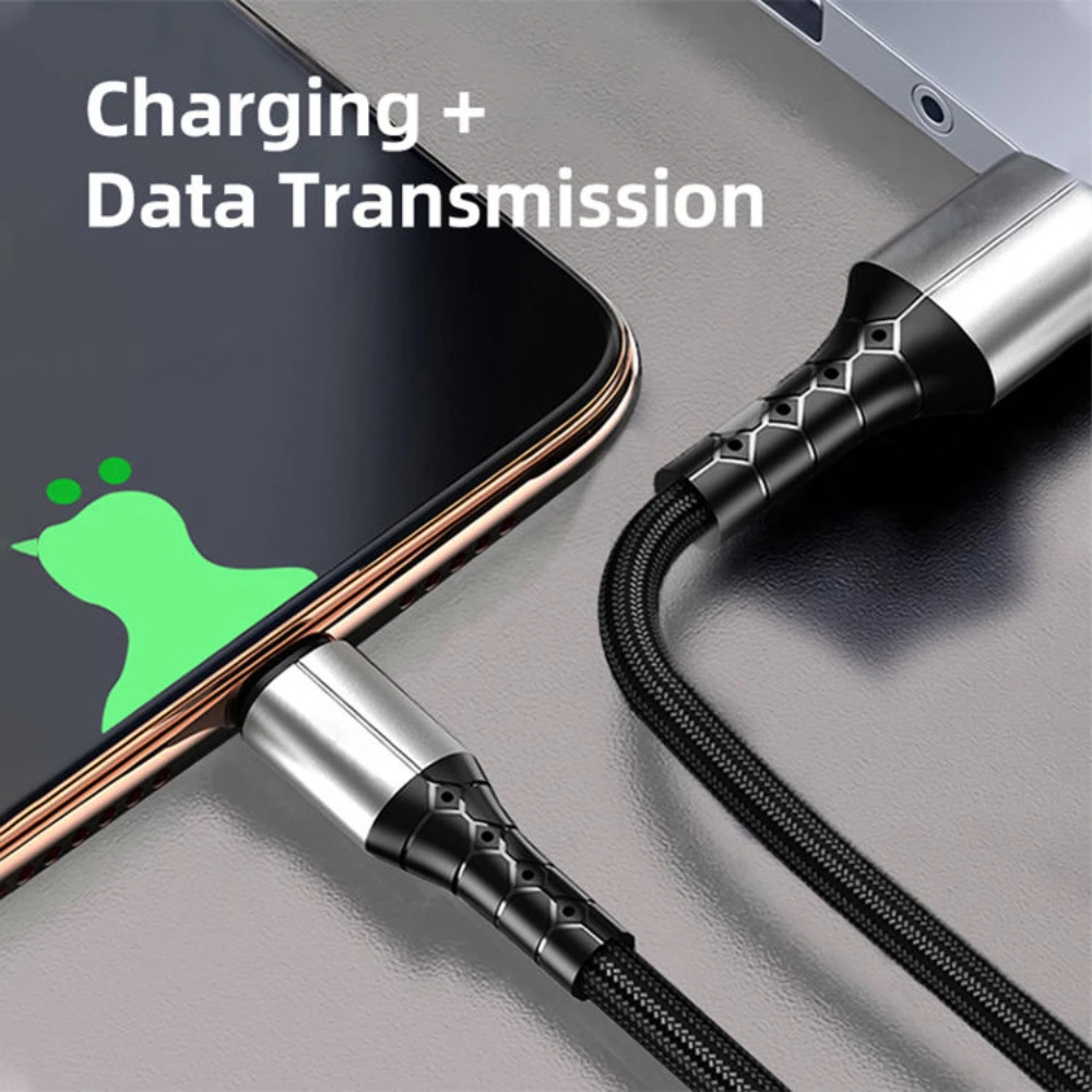 30cm USB Short Cable Type C Lightning USB C Fast Charging Data Cord For iPhone 14 13 Xiaomi Huawei Phone Portable USB Cable