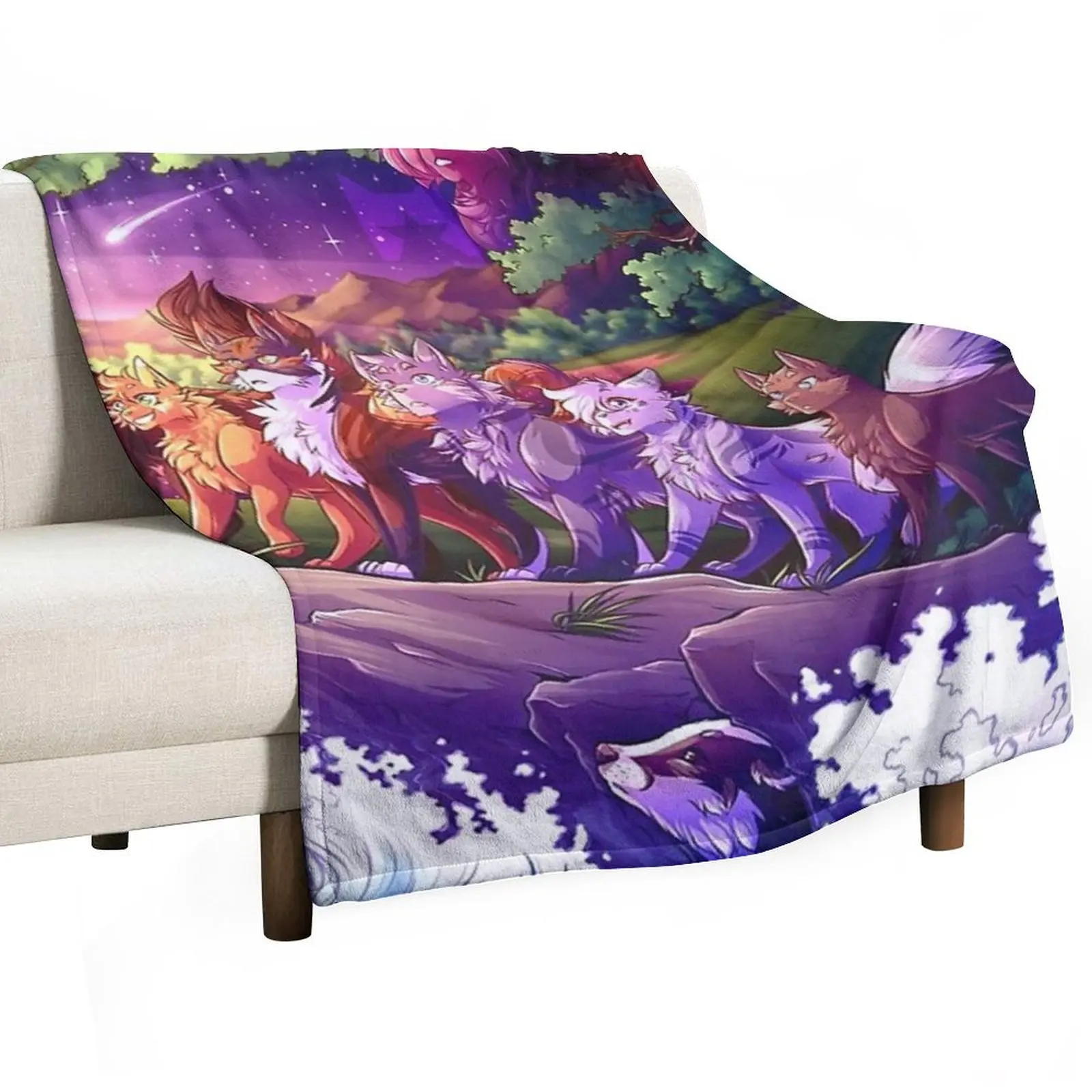 

Warriors Series Two Throw Blanket cosplay anime Flannels Sofa Throw Travel Blankets