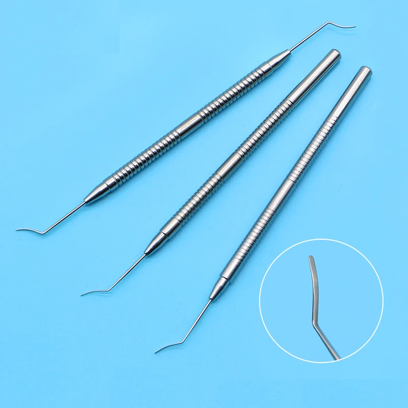 Ophthalmic instruments single head double head high quality stainless steel titanium super fine iris restorer