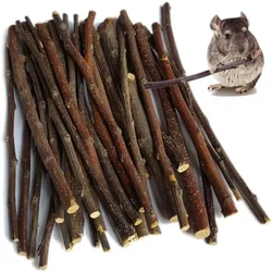 Hamster Rabbit Teeth Grinding Apple Tree Stick Minerals Molar Stone Toy for Chinchilla Hamster Pet Apple Sticks Toys Accessories