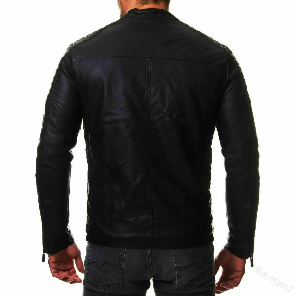 Veste de moto en cuir PU pour hommes, vêtements de loisirs, grand manteau, nouveau