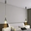 북유럽 럭셔리 레스토랑 LED 샹들리에 침실 머리맡 주방 연구 호텔 미니멀리스트 펜던트 램프 아트 인테리어 장식 조명 2