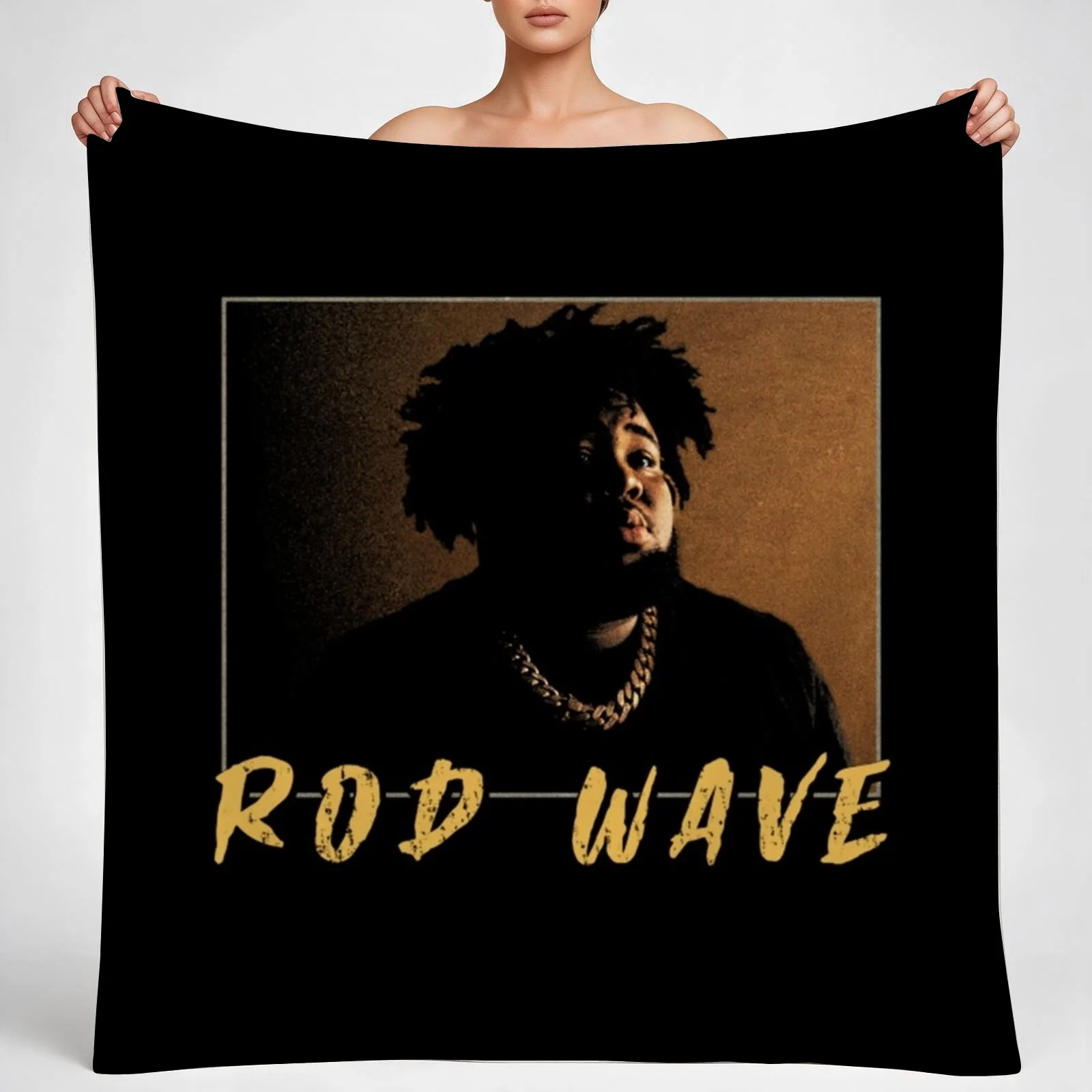 Rod Wave Throw Blanket couch cozy soft plush fuzzy picnic outdoor blanket