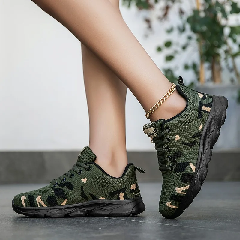 ELUVA Women Sneakers Breathable Mesh Walking Shoes Comfortable Lightweight Slip on Anti Slip Casual Fashion Sports Shoes Women
