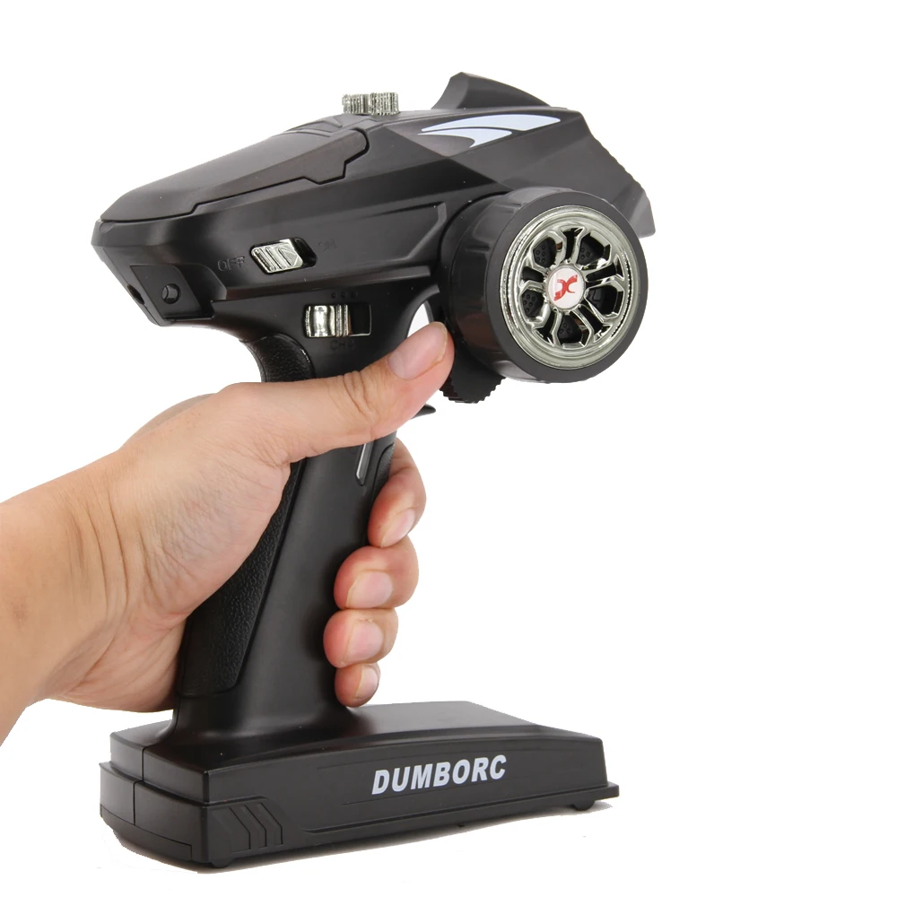 Dumborc Transmitter Steering Wheel One Handed Control Adapter for DUMBORC X6 SURPASS HOBBY CH4 CH6 ZD Racing Remote Controller
