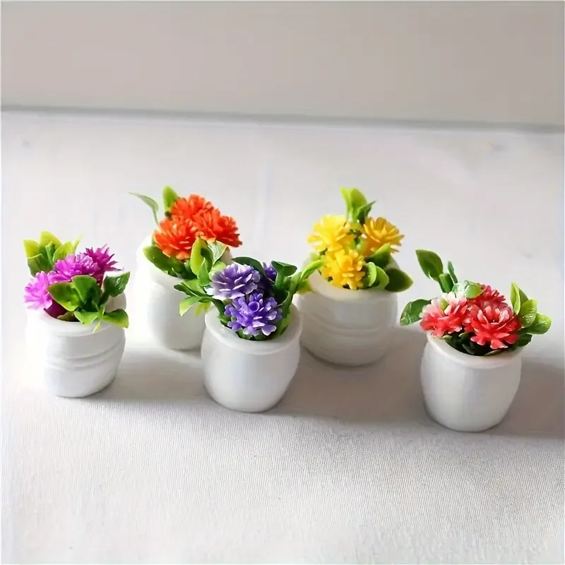 5pcs Mini Flower Pot Decoratio - Home Decor Minimal ulasan dan harga