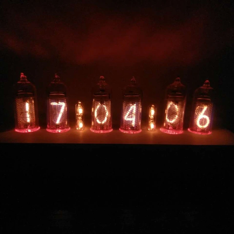 HOT-DIY In14 In4 Nixie Tube Clock Digital LED Clock Gift Circuit Board Kit , PCBA No Tubes