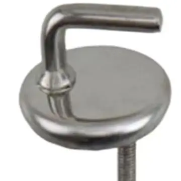 Stainless Steel Toilet Seat Hinge Kit with Screws for Use Residential Hospitality and Facility Management Settings