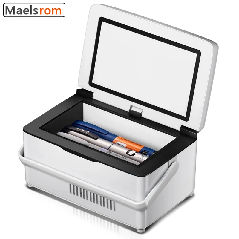 Insulin Cooler Drug Refrigerator Medicine Cold Box Small Case Outdoor Homeuse Dual Battery USB Portable Car With Alarm For Home