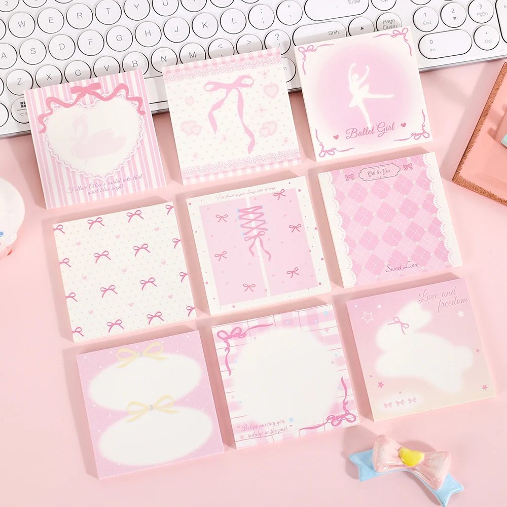 450 Blatt Haftnotizen, niedliche Cartoon-Designs in verschiedenen Farben für Büro, Schreibtisch, Studium, Planung, Tagebuch, Tabs, kreative Lesemarkierung