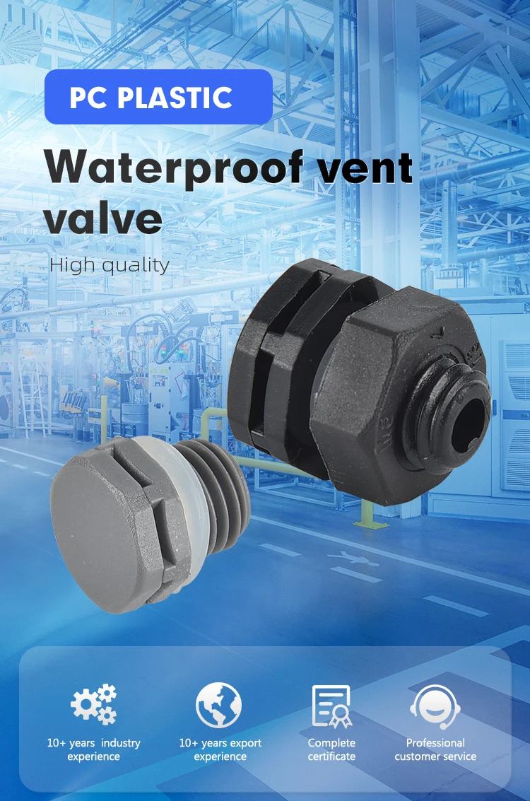 10PCS Wasserdichte Entlüftungsstopfen Schraube M5 M6 Automatisches Abluftventil M8 M10 M12 PC Entlüftungsventil M16 Entlüftung – Detail 5