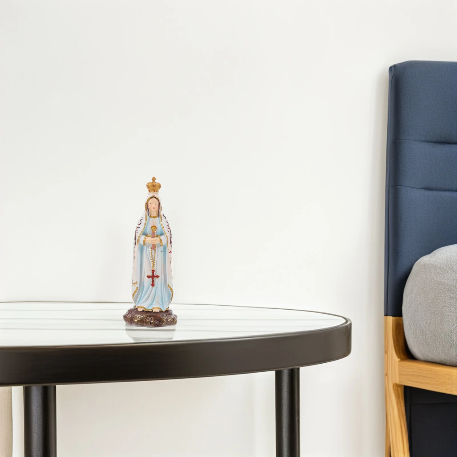 

Ornaments Miniature Religious Decor Catholicism Statue Resin Holy Figure Craft Figurine