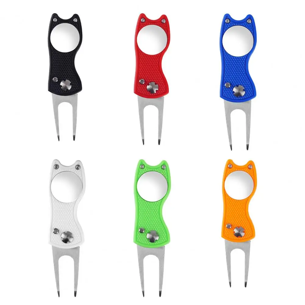 Golf Divot Repair Tool Multi-functional Repair Tool Golf Training Aids Pitch Alloy Divot Tool Golf Ball Marker Golf Accessories