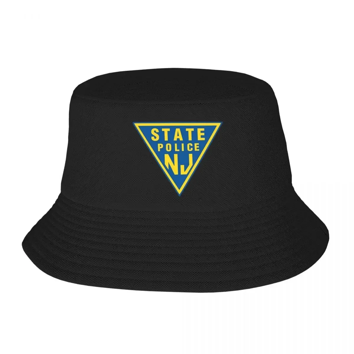 New Jersey State Police Seal Bucket Hat Panama For Kids Bob Hats Hip Hop Fisherman Hats Summer Beach Fishing Unisex Caps