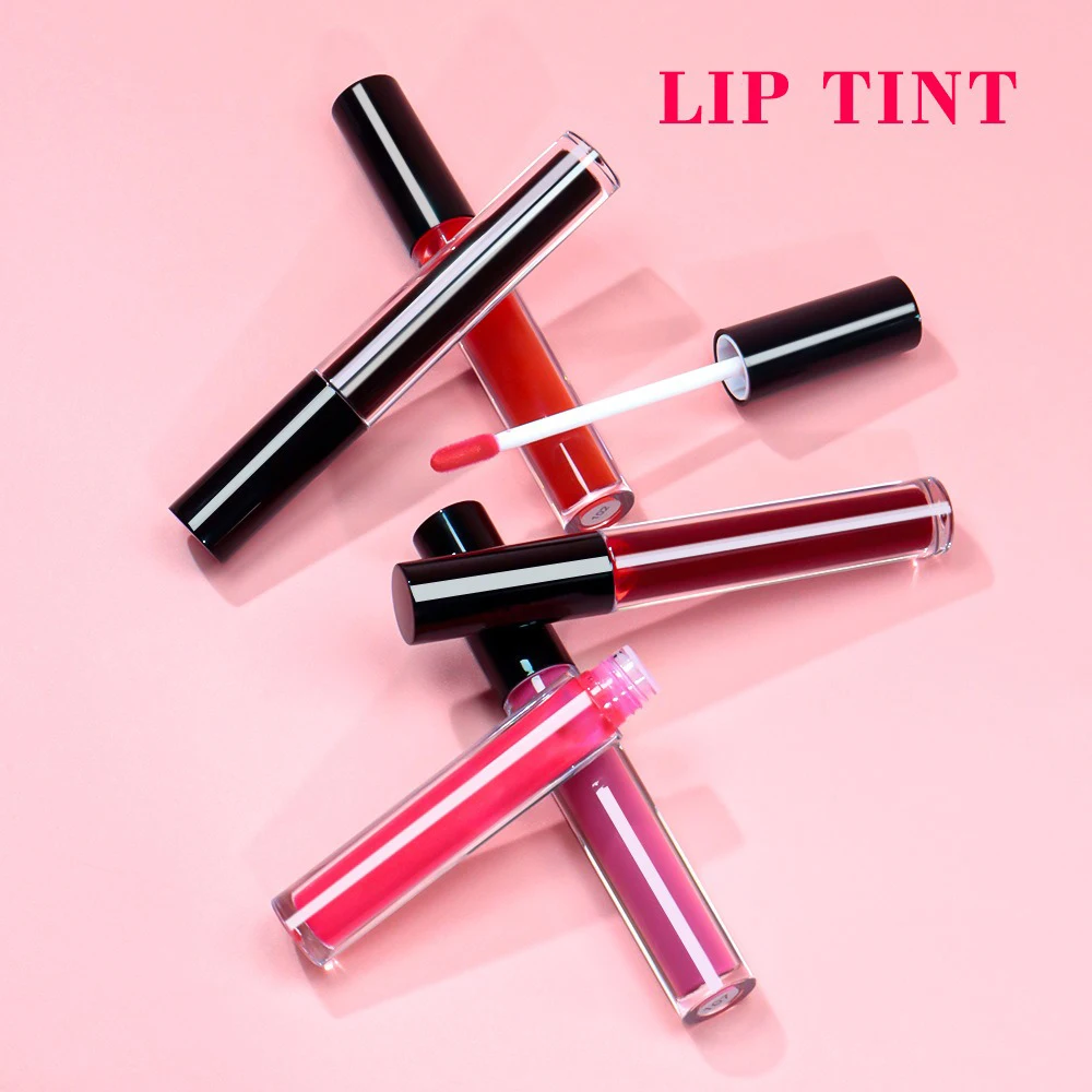 11-color Private Label Lip Tint Custom Logo 7ml Long-Lasting Gloss Stain Pigment Waterproof Natural Color Makeup Vegan Wholesale