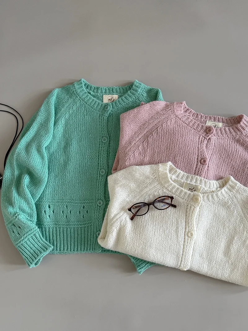 

Mint een ажурный круглый вязаный свитер Ne, повседневный милый универсальный женский осенний новый трикотаж, удобный топ