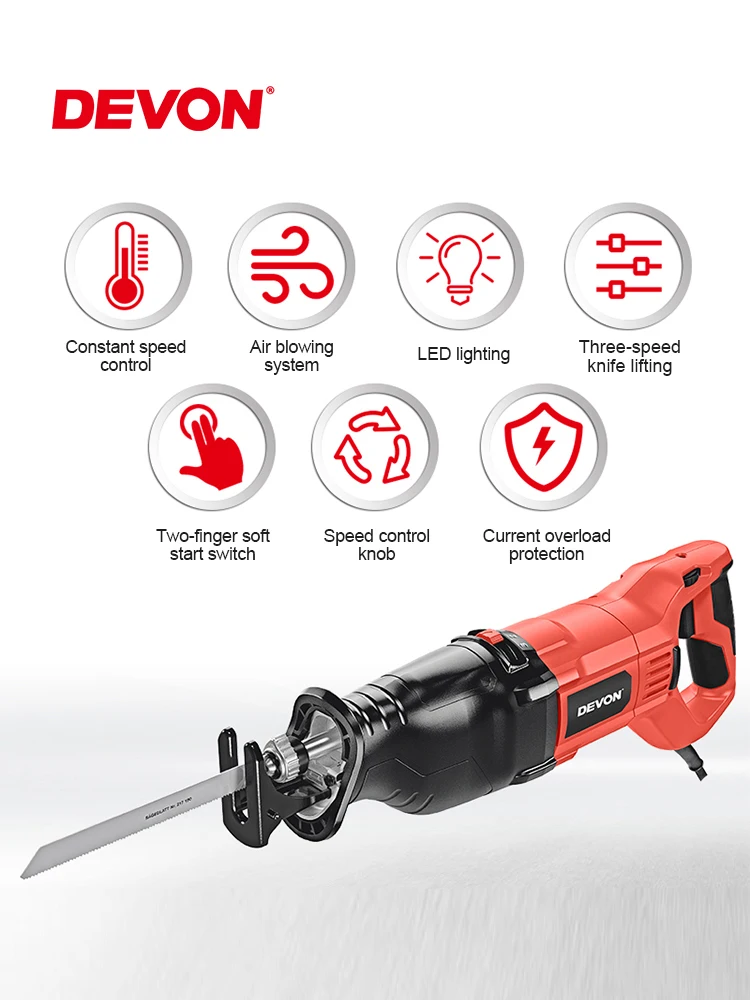 Multifunktionaler bürstenloser Motor, fortschrittliche Säbelsäge, elektrische Säbelsäge