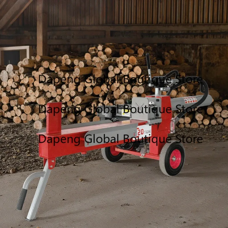 20 Ton Three Point Log Cutting Splitting Machine Multi Power Source Timber Processing Equipment