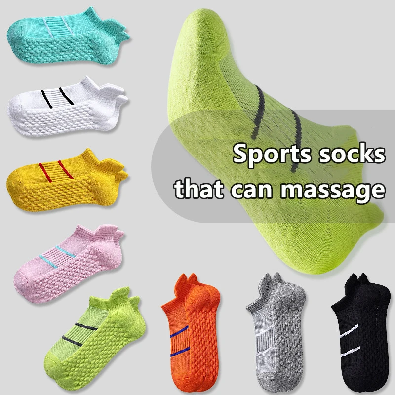 Men Women Running Socks Basketball Breathable Anti Slip Sport Cycling Walking Women Outdoor Sock Cotton Athletic No Sweat Sock