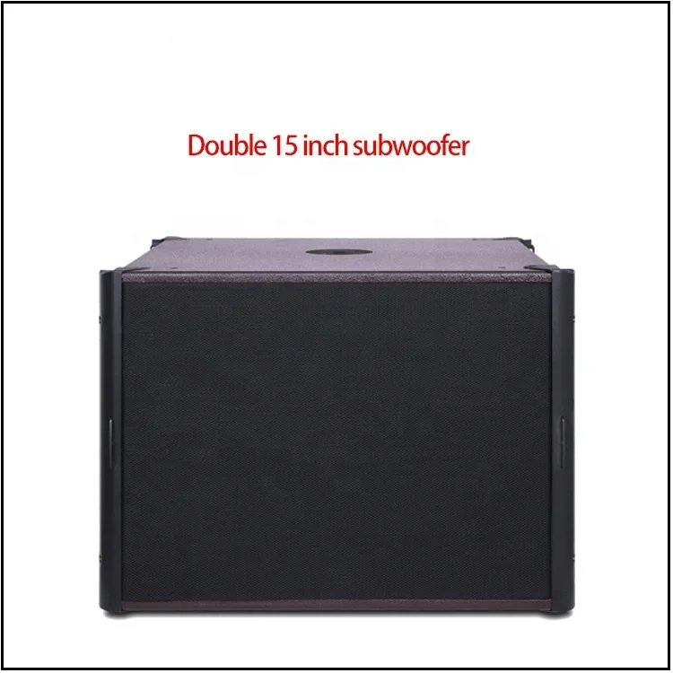 Double 15/18 Inch Subwoofer Professional Linear Array Speakers