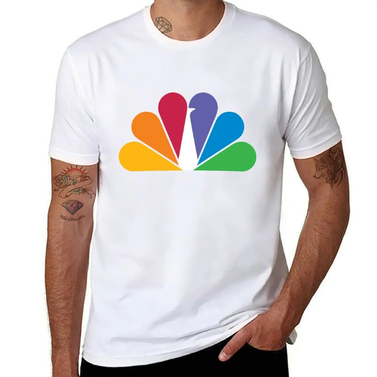 

NBC Peacock T-Shirt anime tshirt t shirt man plain T-Shirt